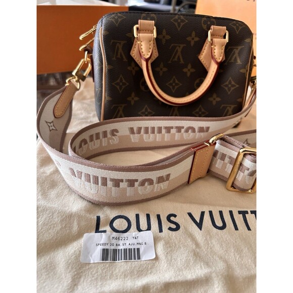Louis Vuitton Monogram Speedy Bandoulière 20 M46222 Bag NOT FOR SALE - Picture 4 of 13